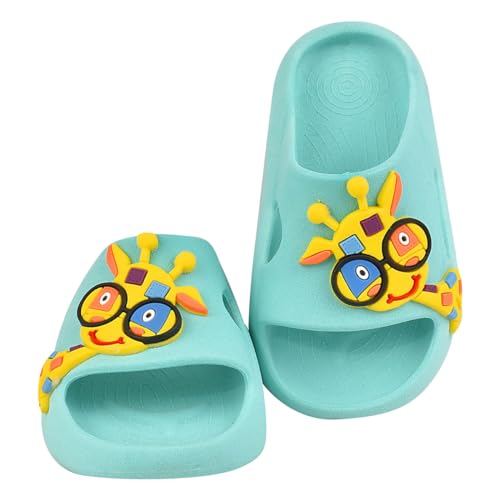 Babuche Infantil Sandália Chinelo Leve Crocks Menina Menino Nuvem (Verde Com Amarelo, BR, Criança de