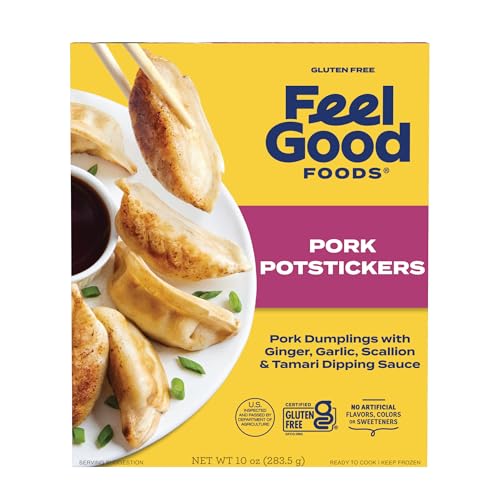 Feel Good Foods, Potstickers Pork, 10 Ounce