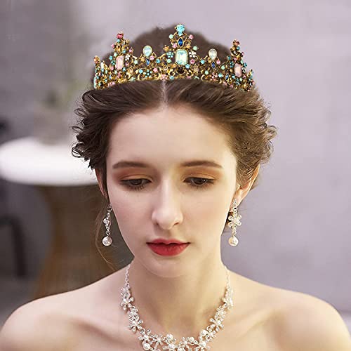 Didder Baroque Vintage Crowns For Women Princess Crown Tiaras For Women Girls Royal Tiaras And Crown For Women Wedding Tiara For Bride/Halloween/Christmas/Prom/Birthday/Party #TOP2