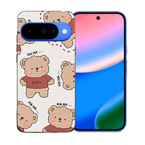 LCEHTOGYE �K�p Google Pixel 11�p�P�[�X�A�K�p Google Pixel 11 (6,3")�ƌ݊����̂��钴���^�u���b�N�\�t�gTPU�V���R���Q���P�[�X�ی�J�o�[ - LLM48