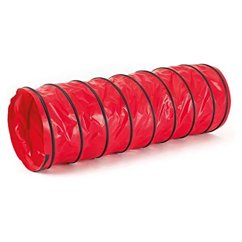 Red Children's Activity Tunnel - 480mm diameter wide, 1.5m Length, Strong and Flame Retardant Pop Up Play Tunnel, Indoor or outdoor kids Portable Play Tunnel Cover