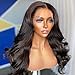 BEEOS 9A 360 Lace Frontal Wig Pre Plucked and Bleached Knots with Baby Hair,150% Density Natural Black Body Wave Virgin Human Hair Wigs Free Part Undetectable Lace (16 inch)