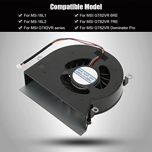Ventilador CPU para GT62VR MS-16L2 soluciona problemas de sobrecalentamiento 5
