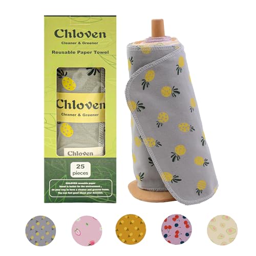 image for 通用 Paperless Towels Roll Washable Cotton Cloth, Reusable Paper Tow