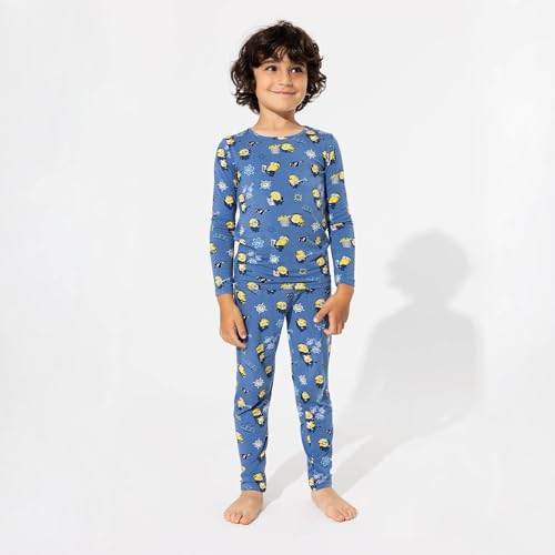 Bellabu Bear Despicable Me 4: Minions Rayon from Bamboo Two-Piece Pajamas for Boys & Girls3