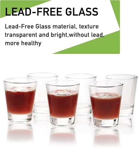 Mfacoy 30 Pack Shot Glasses Set With Heavy Base thumb #2