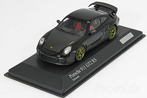 Amazon | PMA 1/43ミニカー 911 997 ll GT2 RS 2010 BK/BK/GO 500台