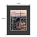Golden State Art, Acid Free, Pack of 10 11x14 Black Picture Mats Mattes with White Core Bevel Cut for 8x10 Photo