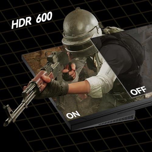 Image of 24 inch QHD 320Hz Fast IPS Gaming Monitor,0.5ms FreeSync Premium,HDR600,HDMI2.1 | 1140p 2K 120%sRGB Wide Gamut DP 1.4 HDMI 2.1 Stereo Speakers Height Adjustable Stand for Xbox PS5 Switch gaming office