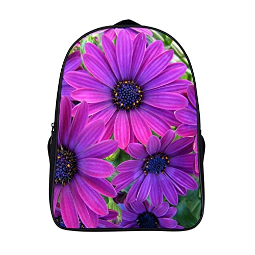 Sac à dos d'école enfants léger avec bretelles confort cartable 3D Daisy rose