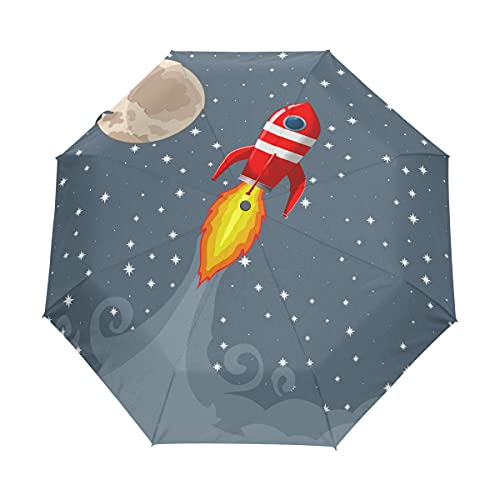 Parapluie pliant automatique coupe-vent et ultra-léger avec protection UV