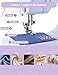 LoMoTive Sewing Machine for Beginners - Portable Electric Hand Mini Sewing Machine 12 Built-In Stitches with 2 Speed Foot Pedal Small Handheld Maquina de Coser Purple