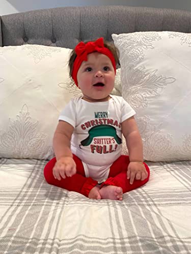 Ink Trendz Merry Christmas Shitter's Full Christmas Vacation Funny Griswald Cute Baby Onesie2