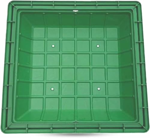 Plaque d'égout invisible résine 40x40 solution durable pour regard pelouse - 2