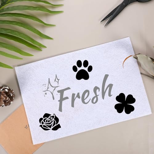 Image of Asian Hobby Crafts A4 White Felt Fabric Sheets for Flower Making & DIY Craft Projects, Scrapbooking, Sewing Dolls, Embroidery & Patchwork, School Projects, Kids Art & Craft Supplies, Home Decorations - Set of 10 Pcs