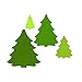 Sizzix, Multi Color, Framelits 657944, Christmas Tree by Rachael Birght, 4 Pack, One Size, 4-Pack, 4 Count