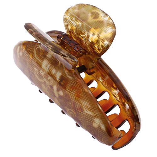 Camila Paris CP2749 French Hair Clips for Women for Thick Volume Hair, Girls Hair Claw Clips Jaw. No Spring, Fashion Durable Styling Hair Accessories, Strong Hold No Slip Grip, Made in France
