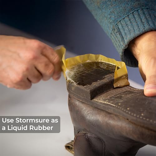 Stormsure Wathosen & Stiefel Reparaturkleber: 15g (Klar) - Langlebiger Kleber für Stiefel- und Wathosen-Reparaturen
