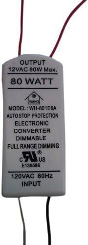 NSL XTL1280W Task Light Transformer 120 Volt Primary 12 Volt Secondary 80 Watt