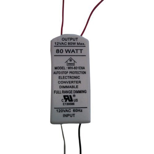 NSL XTL1280W Task Light Transformer 120 Volt Primary 12 Volt Secondary 80 Watt
