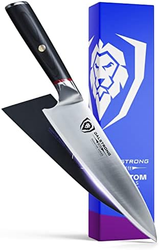 Dalstrong Chef Knife - 8 inch - Phantom Series - Japanese High-Carbon AUS8 Steel Kitchen Knife - Pakkawood Handle - Cooking Knife - Razor Sharp Chef's Knife - Sheath Included