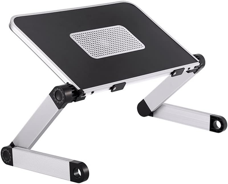 Standing Desk Converter Home Office Stand Up Desk Riser Height Adjustable Folding Computer Cooling Rack for Single Monitor (Size : 15.7 inches (40 cm)