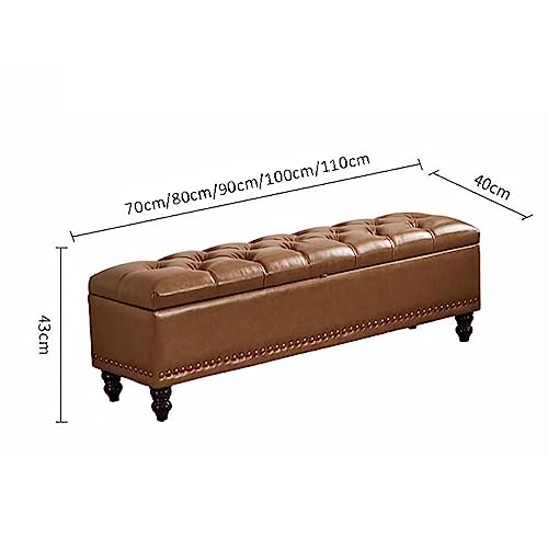Pouf de rangement rembourré rectangulaire pour optimiser les petits espaces - 2
