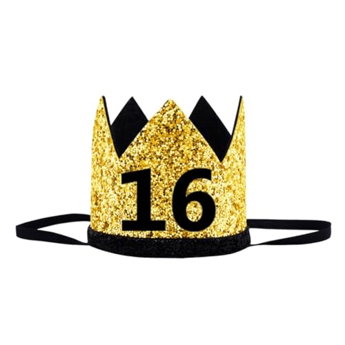 JUTTIRA 16th Birthday Crown Hat