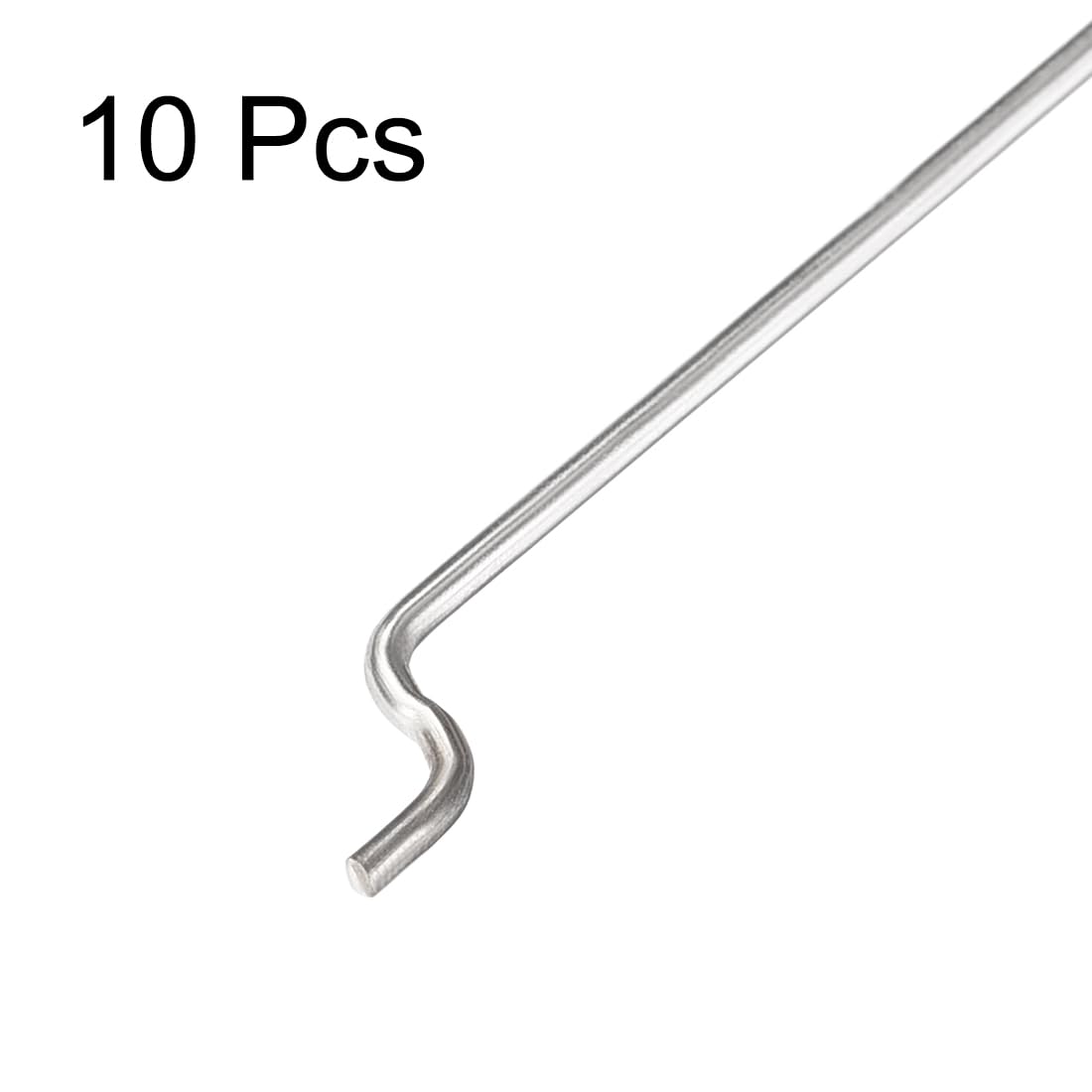 Lot De 10 Tiges Z En Acier Inox 1mm X 80mm (3.1 Pouces) Pour Modèles RC Avion Voiture Bateau - Pièces De Rechange