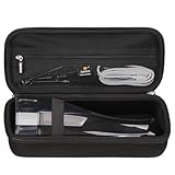 Aproca Black Hard Storage Protective Case, for COSLUS Water Dental Flosser Portable Cordless Oral Irrigator F5020E and Accessories