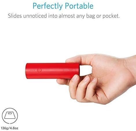 Anker PowerCore 5000 Portable Charger, Ultra-Compact 5000mAh External Battery with Fast-Charging Technology, Power Bank for iPhone, iPad, Samsung Galaxy and More