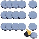 Nujvnuj Teflon Möbelgleiter 16 Stück PTFE Runde Selbstklebende Möbelschieber Möbel Bewegen Pads...