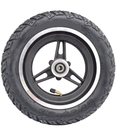 Xibany motorized scooter 85/65-6.5 Inflatable Front Wheel Complete Set for KUG/OO G2 Pro 10 inch Electric Scooter Tyre Aluminium Alloy Wheel Accessories motorized scooter, XIBANY001