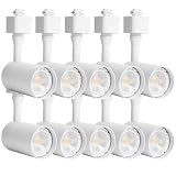 EAGLOD 10W Dimmable LED Track Lighting Head,CRI90+Adjustable Track Lights Fixture 4000K Daylight,110