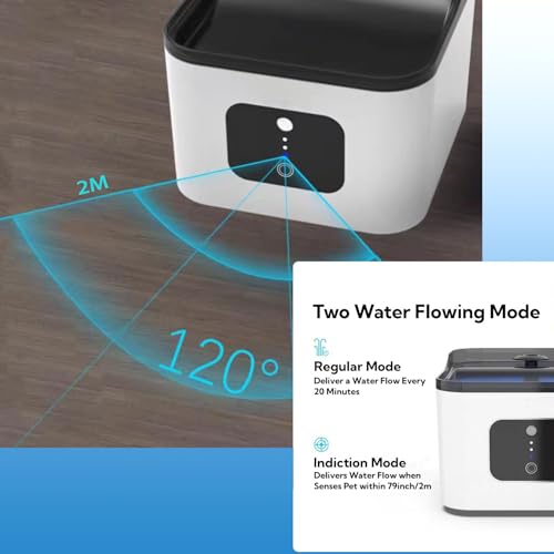 Fuente de agua para gatos automática YSpetclp 4L recargable miniatura 6