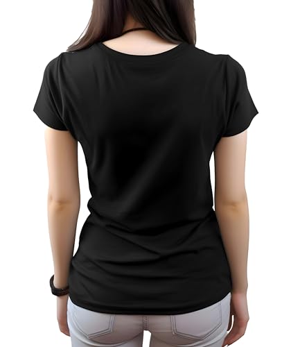 Image of XENOVAURBAN Women Cotton Printed Regular Fit T-Shirt | Stylish Round Neck Graphic Tshirt - WRN-BUTGOD1