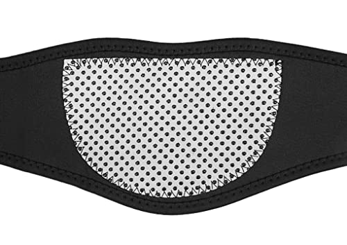 MoonLove Nackenwärmer bei Nackenschmerzen Kopfschmerzen Selbsterwärmender Nackenstütze Bandage, weiche magnetische Halsbandage Halskragen für Reliver Arthritis,Kopfschmerzen, Druck (Schwarz)