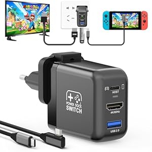 Rreaka Black 30W Switch Dock Ladegerät