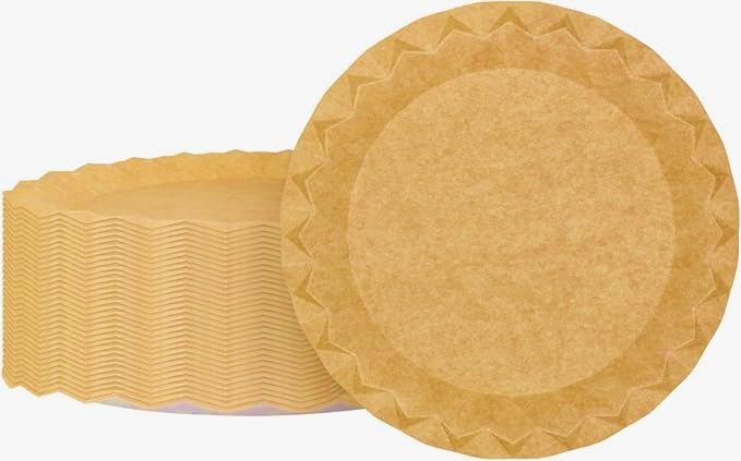 Genérico Platos Elegantes Kraft - Envio 24 h - Platos Desechable de Cartón Kraft - Platos para Cumpleaños, Bodas, Catering, eventos (600, 23)