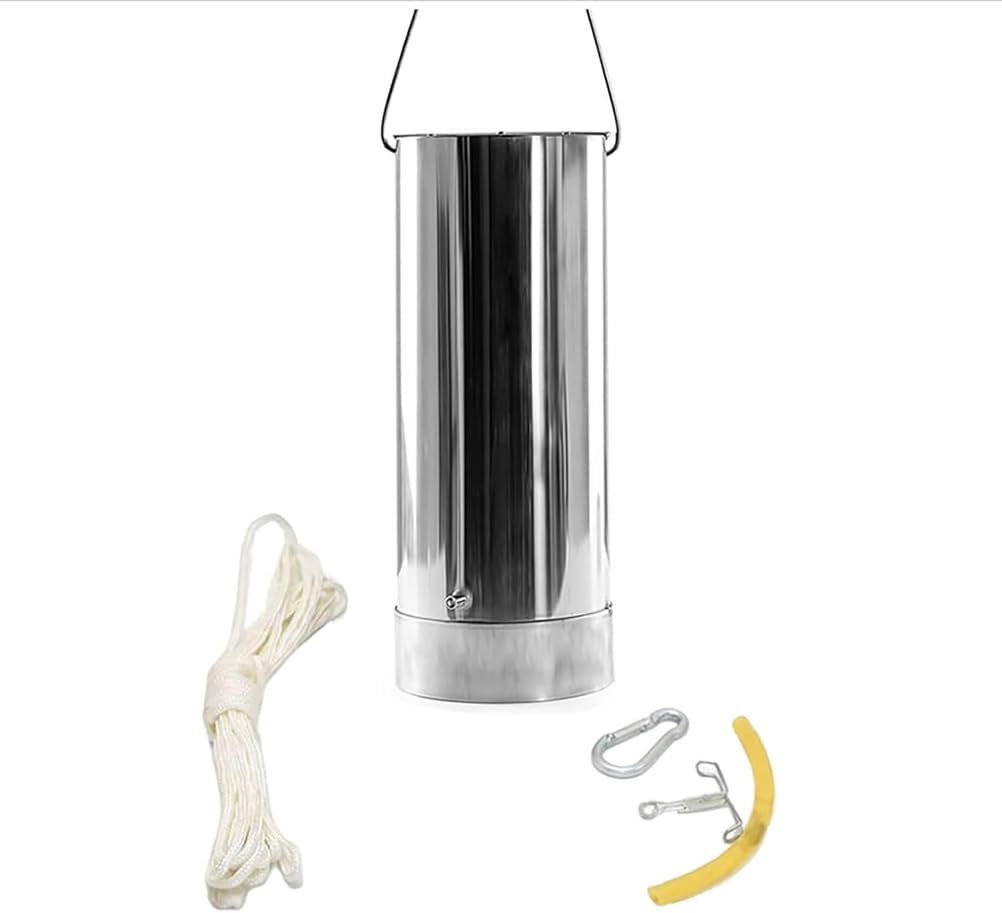 Water Sampler Complete Set,304 Stainless Steel Liquid Sampling Swing Dipper System for Water Quality Sample Collection,Environmental Monitoring,1L