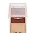 Revolution, Blush Icon Palette, Cream, Matte, & Shimmer Bronzer Trio, Hyaluronic Acid Infused, High Pigment, Vegan & Cruelty-Free, Teddy Nude, 0.09 oz