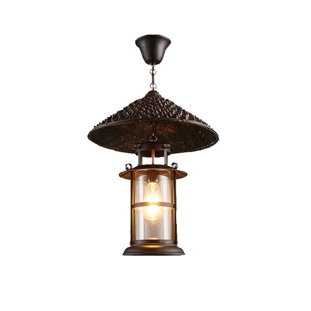 Lustre rustique au kérosène antique avec suspension luminaire esprit méditerranéen