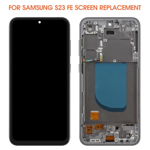 Écran Samsung S23 FE avec châssis assemblé noir de 6,4 pouces - 3