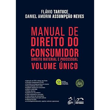 Capa do livro Manual de Direito do Consumidor - Volume Único