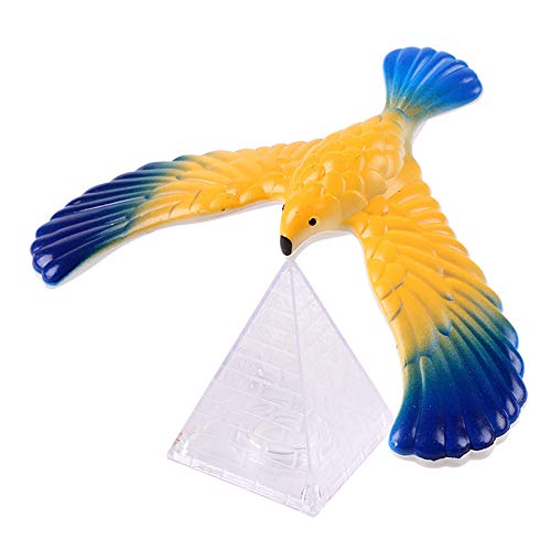 5 Pcs Balance Bird Gravity Bird With Pyramid Combination Set Children Physical Science Adults Office Desktop Novelty Eagle Trick Party For Kids Decompression Gift #TOP4