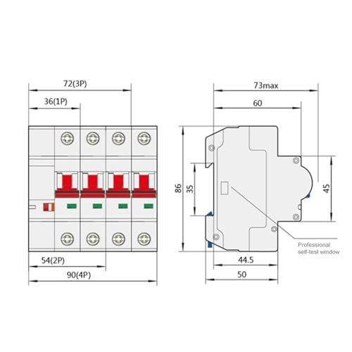 Disjoncteur WiFi intelligent 3P 16A avec télécommande IoT application maison connectée - 4