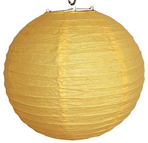 AAF Nommel®, 516, Lampion 1 Stk. Papier gelb unifarben japanisch rund Durchmesser 30 cm