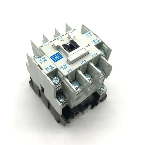 Contactor de CA S-N21 evita sobrecargas en motores de 380V con su contacto auxiliar de 21A