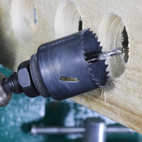 Plg2Supt Hole Saw Quick Change Mandrel 7/16" Shank New Hole Saw Arbor Fit 9/16" To 10" Hole Saw #TOP6