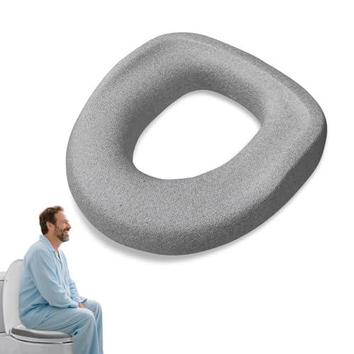 ZXMOBY Toilet Seat Risers, No Installation,Adds 2